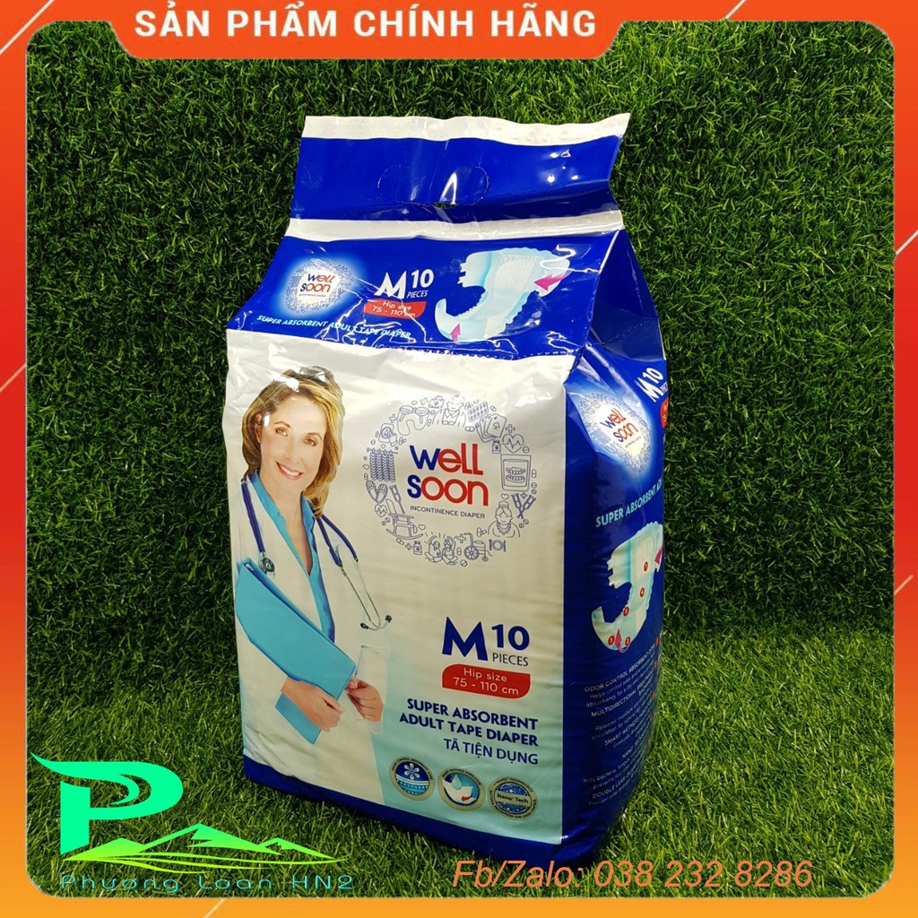 Tã - Bỉm dán người lớn Well Son - Size M-L 10 miếng