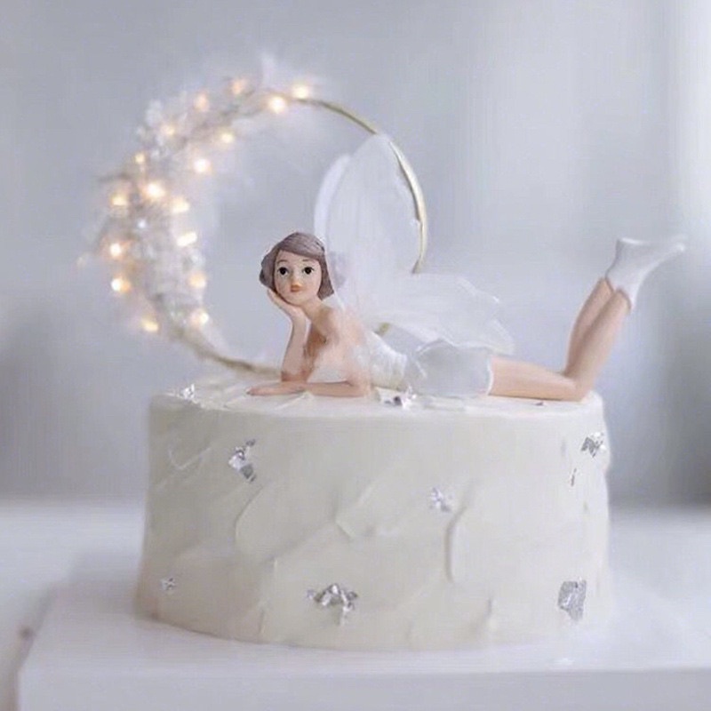 Cây CắM Trang Trí BáNh Kem HìNh Cô Tiên