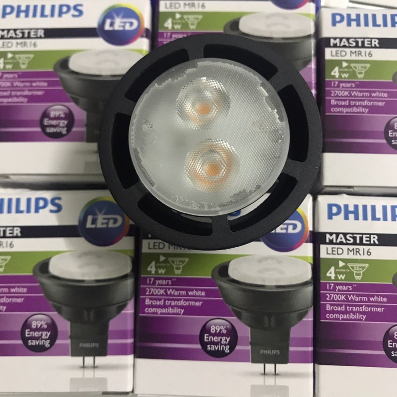 Bóng chén chiếu điểm Master Led Mr16 công suất 5.5w điện áp 12v|Philips chính hãng|