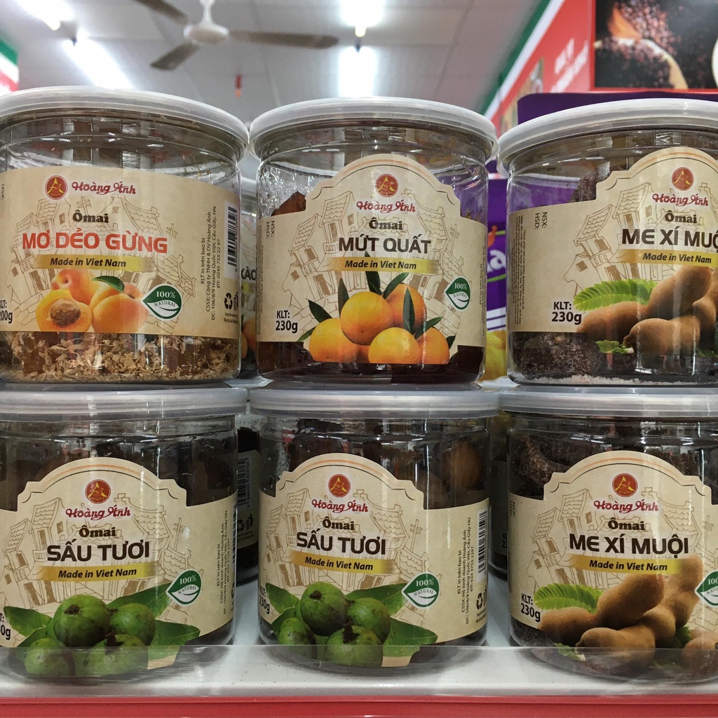 Ô Mai chua ngọt Hoàng Ánh hộp 250g