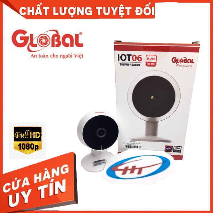 Camera IP Wifi Global IOT-06 2.0Mp Full HD 1080p, Có Báo Động