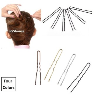 Set 25 kẹp tăm lượn sóng màu đen / cà phê / bạc / vàng kf179