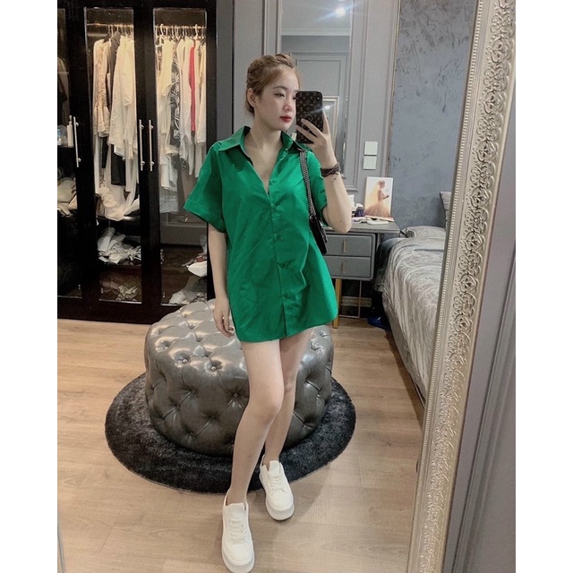 Áo sơ mi tay lỡ cực hot ( siêu rẻ)