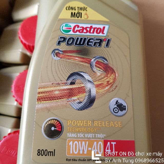 Dầu nhớt xe máy Castrol Power 1 10w40