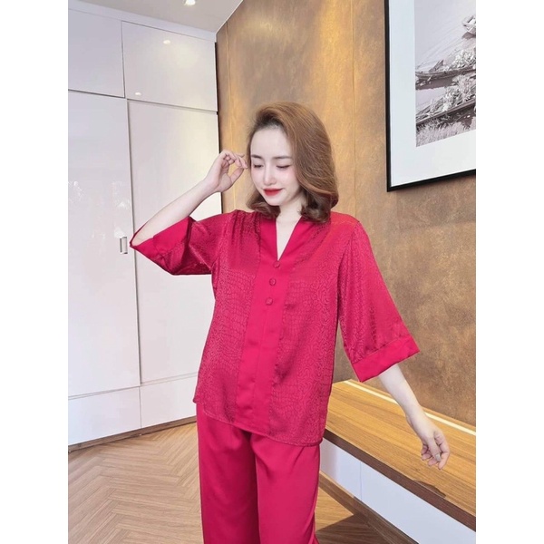 Đồ Lam đi chùa - lụa Gấm cao cấp loại 1 - chỉ 185k