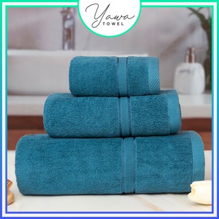 Khăn tắm gội mặt cao cấp Yawa với sợi bông cotton siêu dày thấm hút tốt, không đổ lông, không ra màu