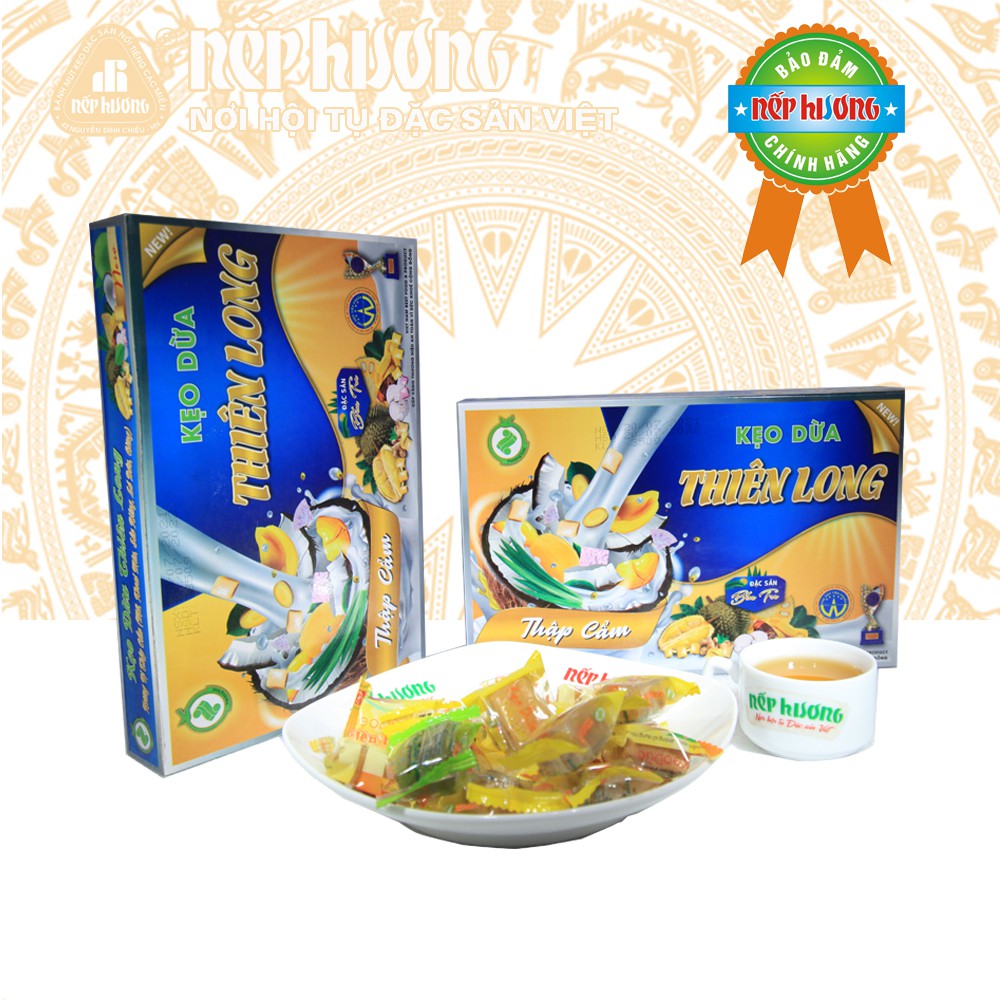 Kẹo dừa Thập Cẩm - Thiên Long – 350 g - đặc sản Bến Tre