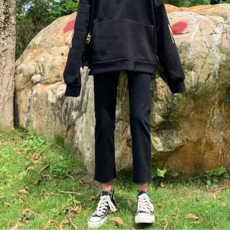 Quần jean ống suông phiên bản Hàn Quốc | BigBuy360 - bigbuy360.vn