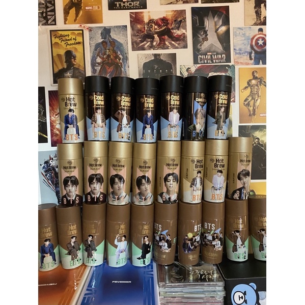 Vỏ Lon nước uống BTS Cold Brew.