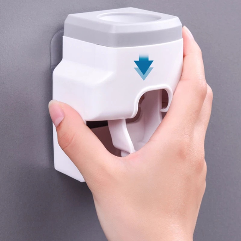 Giá đỡ tuýp kem và bàn chải đánh răng gắn tường tiện dụng cho nhà tắm
