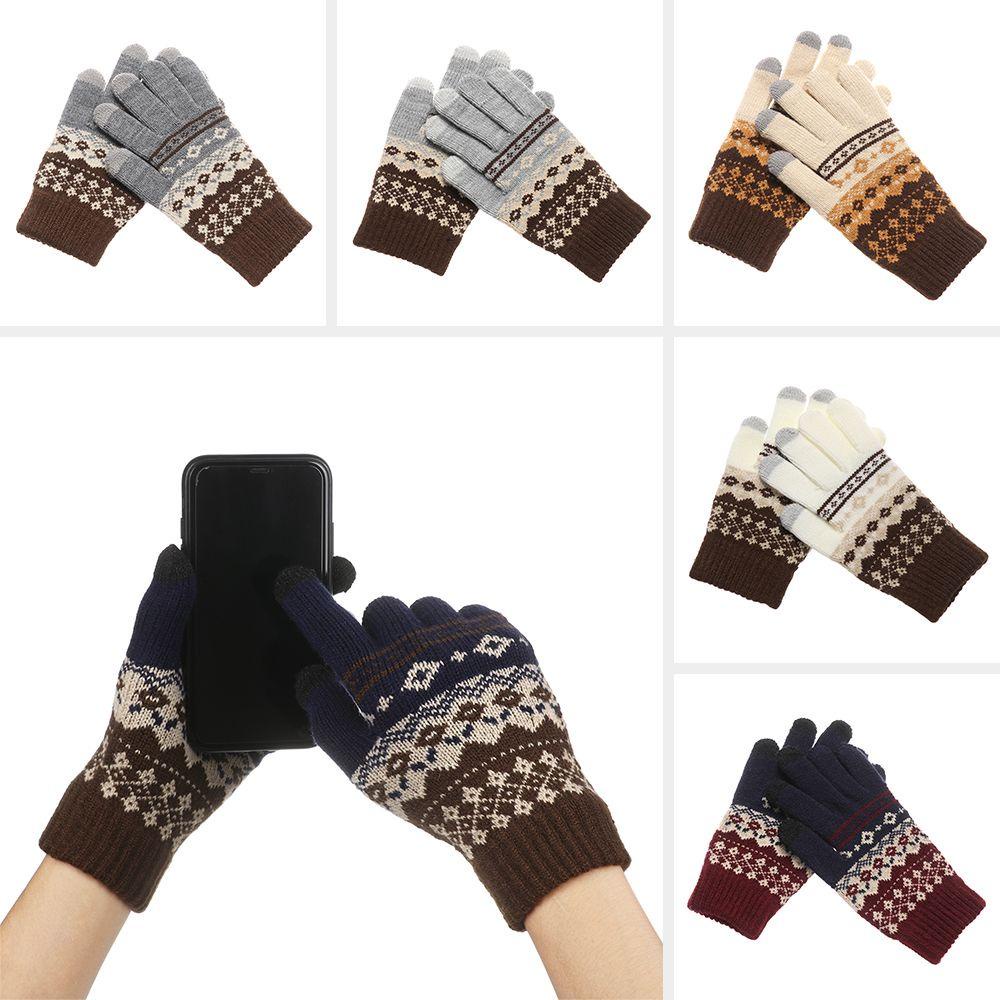 Găng Tay Mùa Đông Dày Dặn Ấm Áp Hợp Thời Trang