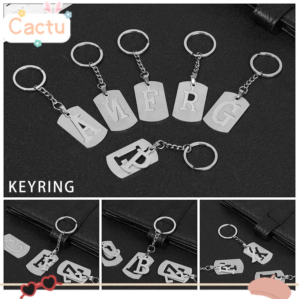 Móc Khóa Mặt Hình 26 Chữ Cái Alphabet Độc Đáo Z