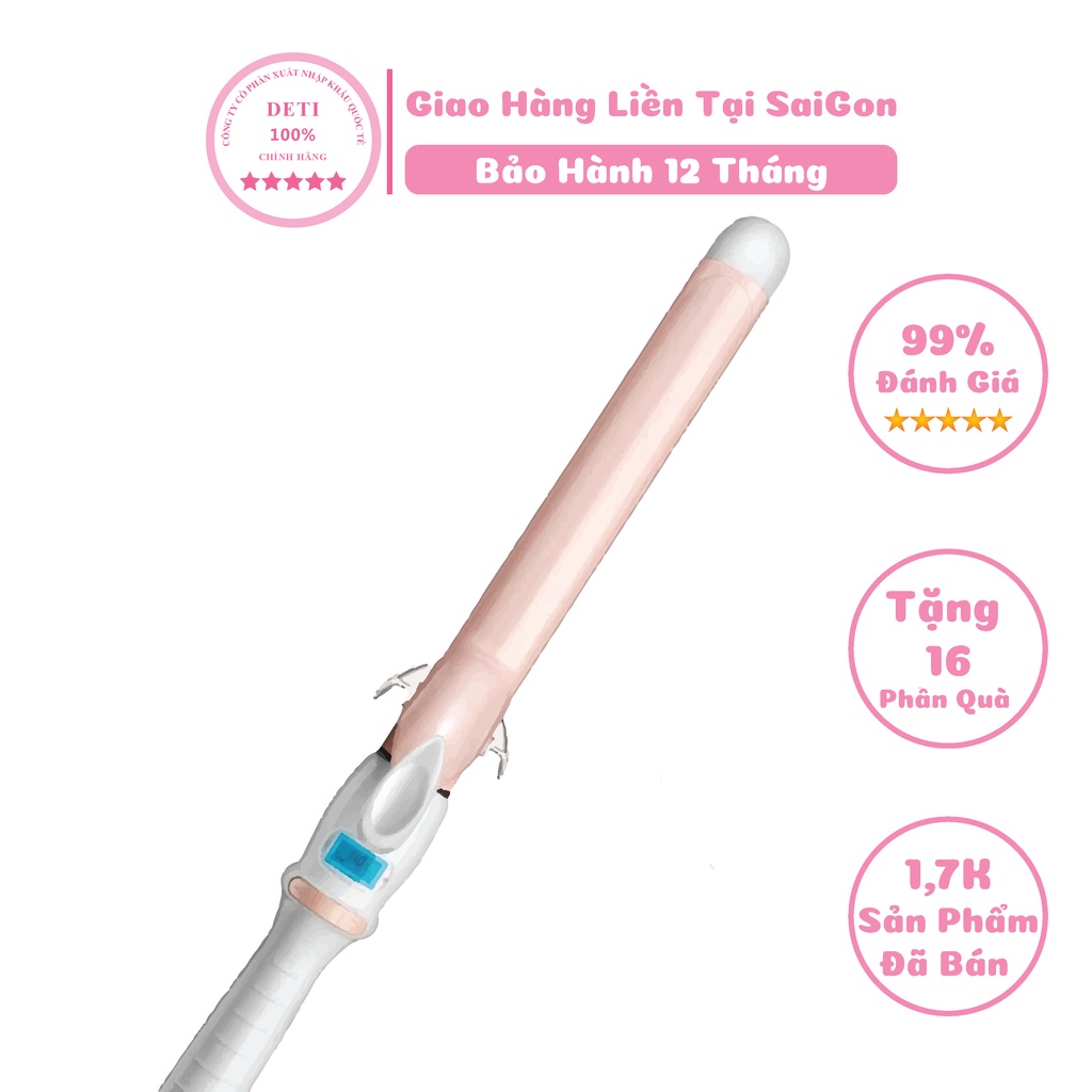 Máy uốn tóc xoăn lọn cao cấp Hàn Quốc AOFEILEI Chỉnh nhiệt chuẩn salon tóc xoay trục 360 độ bảo hành 12 tháng