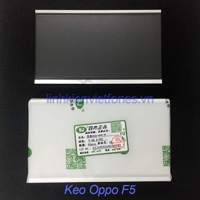 5 miếng Keo OCA SJ Oppo A3S , F5, F7, F9, F11 pro