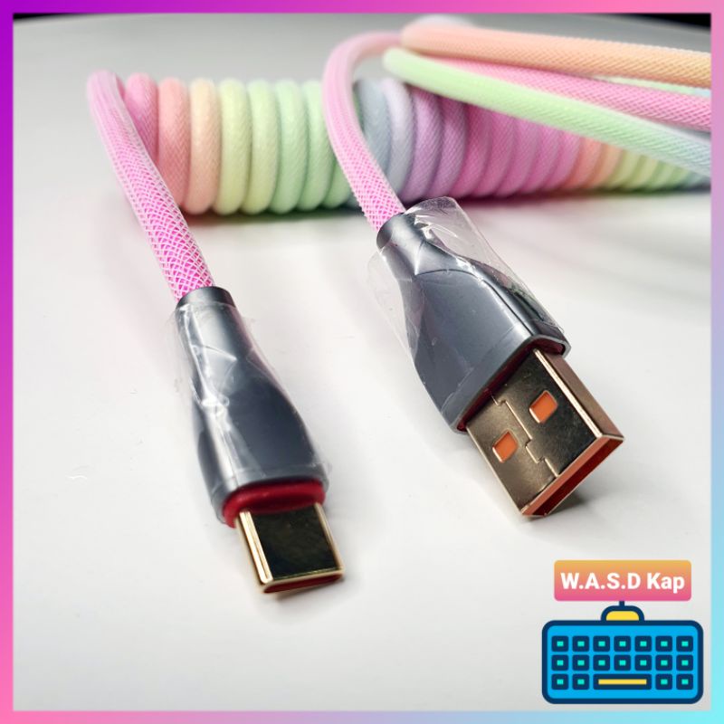 Dây cáp xoắn | Custom cable cho phím cơ
