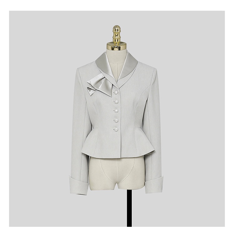 Bộ Áo Khoác + Chân Váy Đuôi Cá Ngắn Lưng Cao Thời Trang Thu Đông Hàng Mới 2022