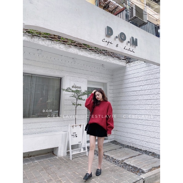 Áo len hàn quốc 4 tông màu chất cực kì dày dặn