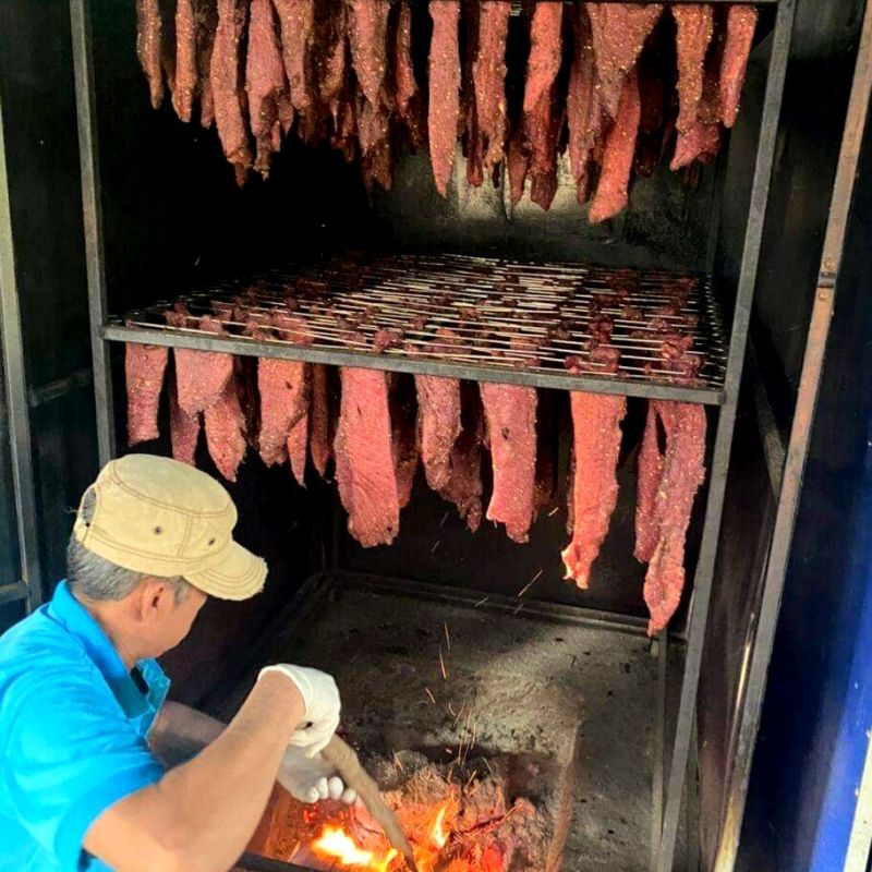 THỊT LỢN KHÔ GÁC BẾP (loại 1) đặc sản Tây Bắc hương vị thơm ngon. Tặng chẩm chéo, đóng túi hút chân không 250g 500g 1kg. | BigBuy360 - bigbuy360.vn