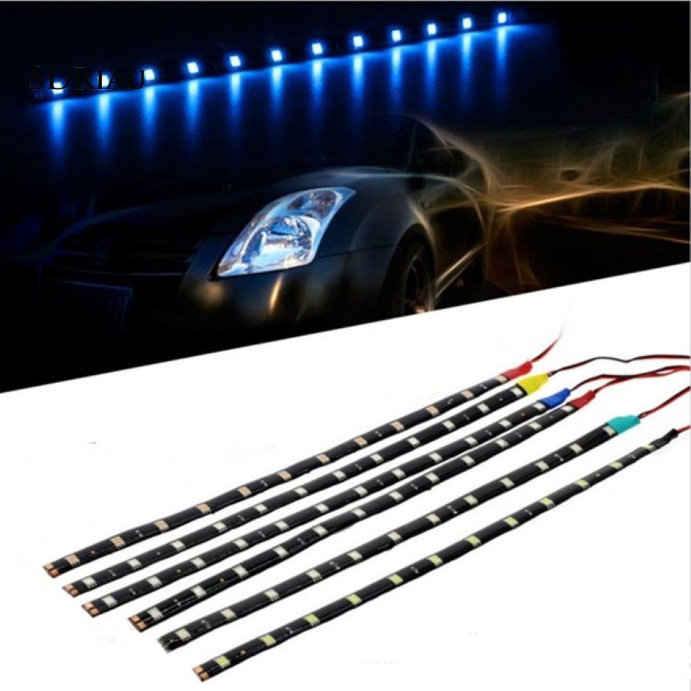 Dải đèn LED 15 hạt đèn chống thấm nước linh hoạt cho xe hơi 3528SMD