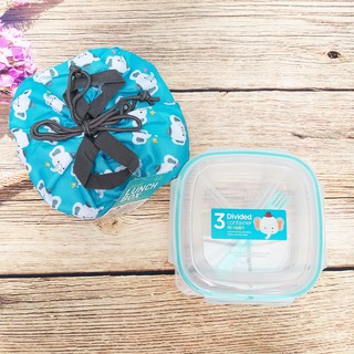 Hộp cơm chia ngăn Lock&lock LCK971 xinh xắn 750ml - Larva Store