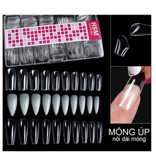 MÓNG ÚP HSM CHÍNH HÃNG - HỘP 500 MÓNG PHOM CHUẨN ĐẸP KHÔNG CẦN DŨA
