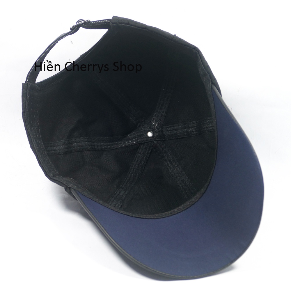 Nón kết dù logo chữ NS, sò to đẹp mắt - chất liệu vải dù phù hợp cho mọi người