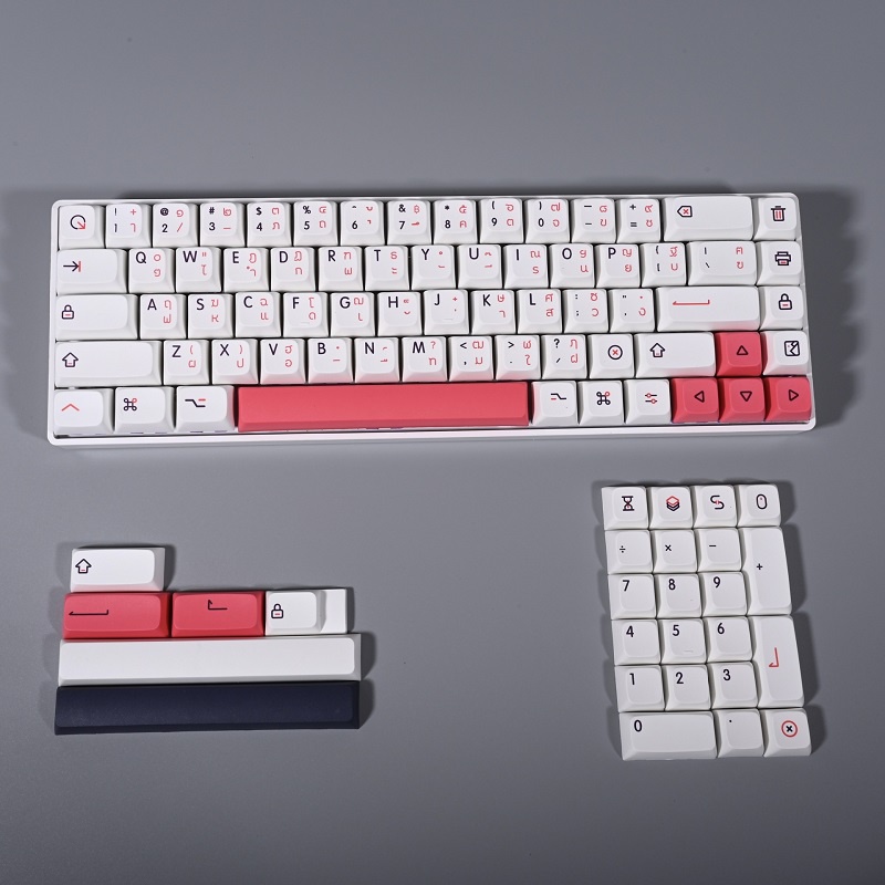 Thai PBT XDA 126 Keys Keycap nhựa cao cấp phím lắp cho bàn phím cơ Keycaps