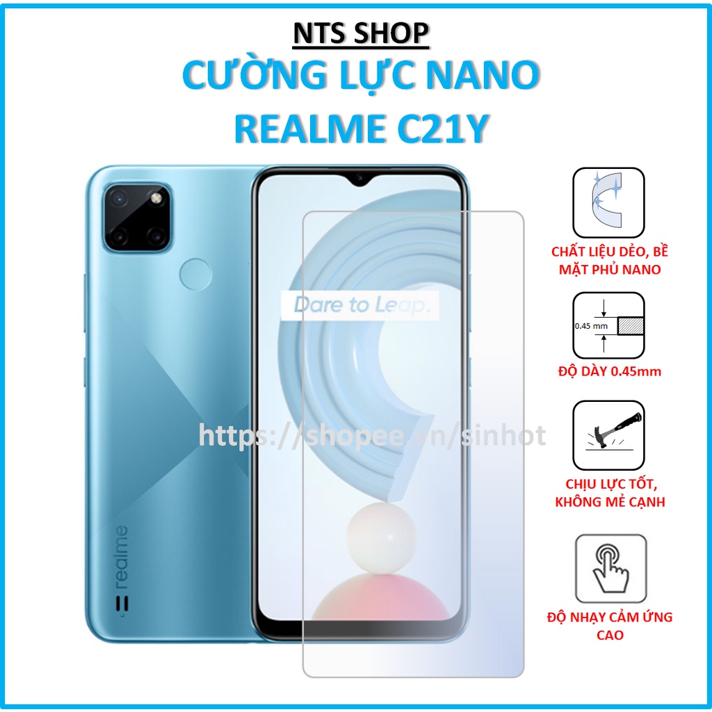 DÁN CƯỜNG LỰC DẺO MÀN HÌNH REALME C21Y