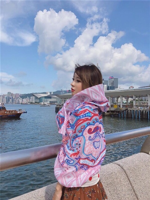 Khăn choàng boho in hoạ tiết thổ cẩm du lịch biển - Maben