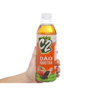 Hồng trà C2 đào 500ml 6 chai