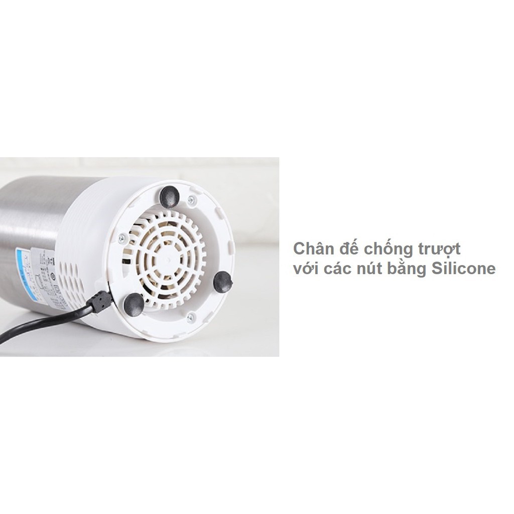 [thanh lí hàng trưng bày] Xay sinh tố MINI LOCK&amp;LOCK-EJM241-0.6L, 1 máy kèm 2 bình nhựa detox