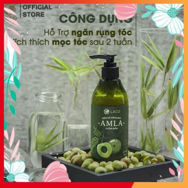 Dầu Xả Laco ORGANIC AMLA [FREE SHIP] giúp tóc suôn mềm, hỗ trợ ngăn rụng tóc