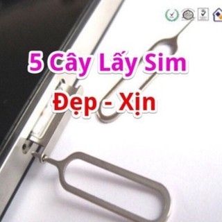 Combo 5 Cây Lấy Sim, Que Chọc Sim (Loại đẹp)