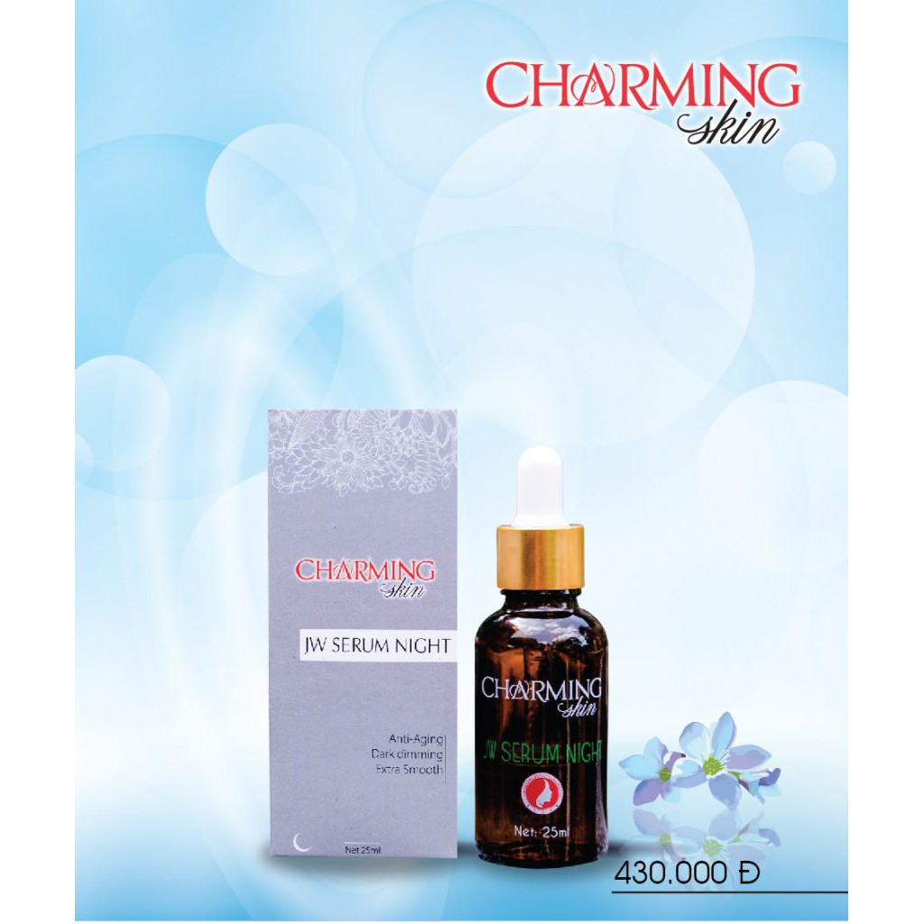 [FREE SHIP] SERUM DƯỠNG TRẮNG DA BAN ĐÊM CHỐNG ĐỐM NÂU – CHỐNG LÃO HÓA MẠNH JW SERUM NIGHT – CHARMING SKIN