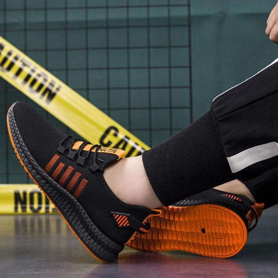 Giày Sneaker Nam TKTMS33 Giày Sneaker Nam Thoáng Khí Phối Sọc Kiểu Dáng Trẻ Trung Chính Hãng TKT STORE Size (39-43) | BigBuy360 - bigbuy360.vn