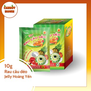 Bột rau câu giòn  AGAR ROVIN 25g nấu thạch rau câu giòn sựt, Topping trà sữa