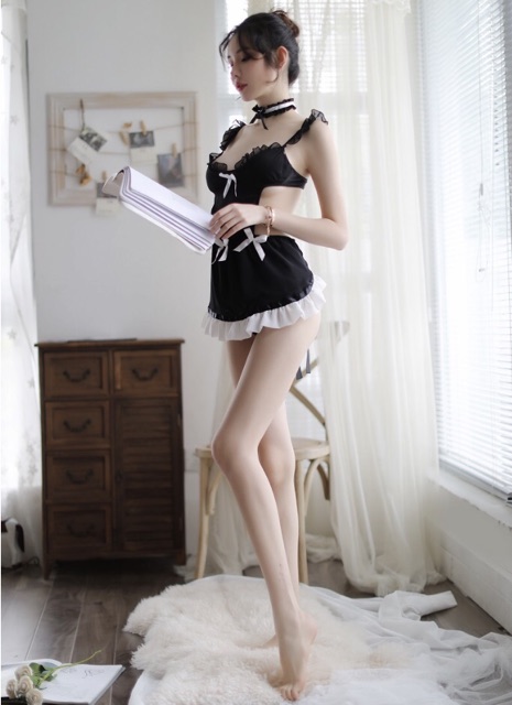 Bộ váy hầu gái cao cấp | BigBuy360 - bigbuy360.vn