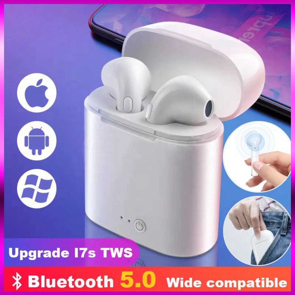 [ GIÁ HUỶ DIỆT] Tai Nghe i7s, i12 Không Dây Kết Nối Bluetooth - Tai Nghe i7s, i12 tốt nhất hiện nay