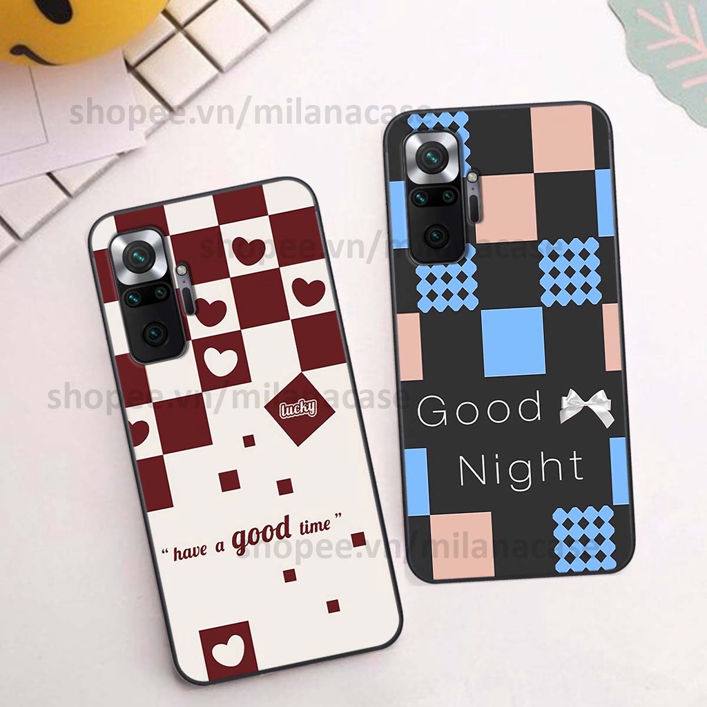 Ốp Xiaomi Redmi Note 10 / Note 10 Pro caro họa tiết nhiều màu sắc siêu đẹp thời trang cá tính