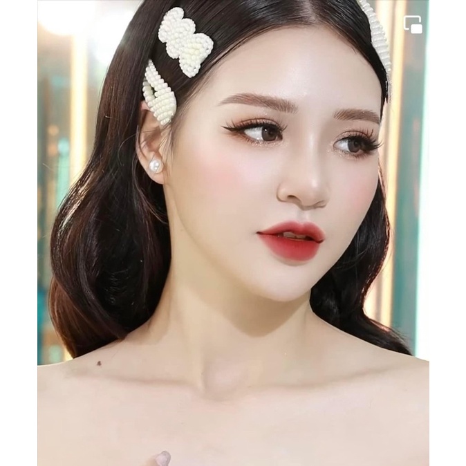 Son Thái đỏ đậm siêu lì không thấm nước phong cách Tây sang trọng - KunStore