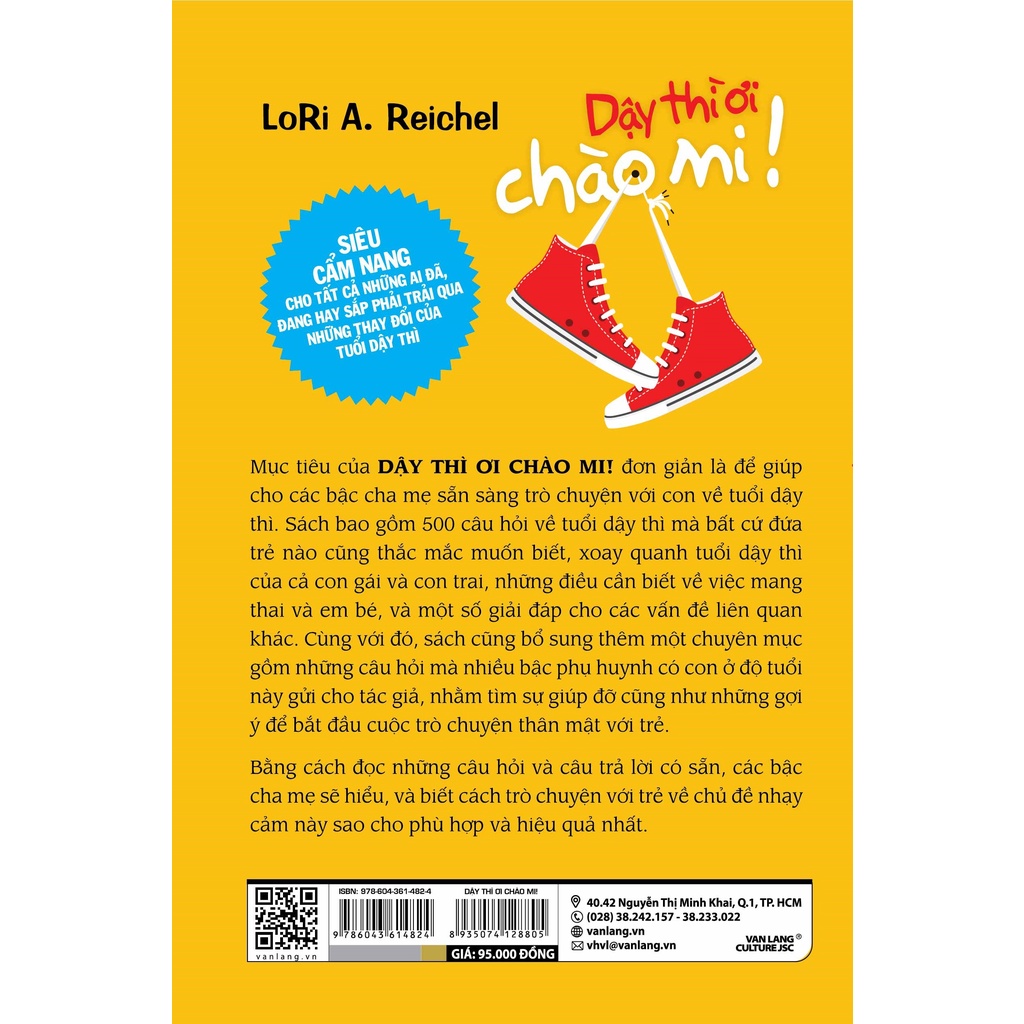 Sách Vanlangbooks - Dậy Thì Ơi Chào Mi !