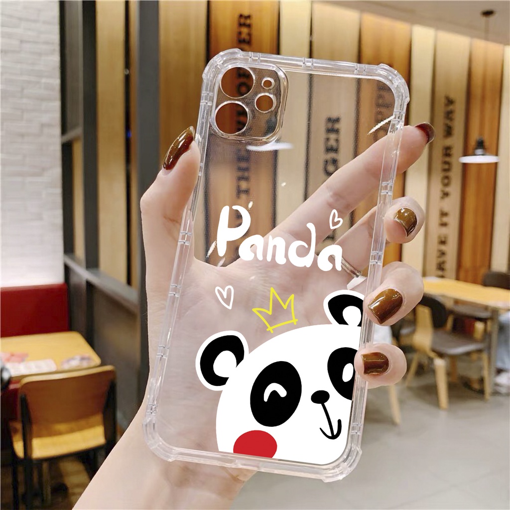 Ốp lưng iphone cặp đôi gấu Panda chống sốc case 14plus 14 pro max 13 12 promax 11 mini 6 6s 7 8 plus x xr xs Se