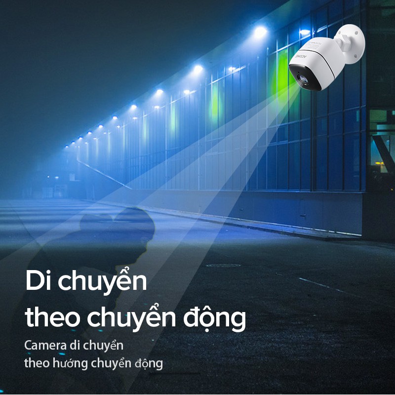 [Bảo Hành 12 Tháng] Camera Wifi Thông Minh Ngoài Trời ACOME APC04 Độ Phân Giải 1080P