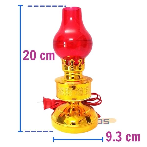 Đèn dầu thờ cúng điện tử trang trí gian thờ trang nghiêm tao nhã⚡⚡1 đổi 1⚡⚡ Mos Shop