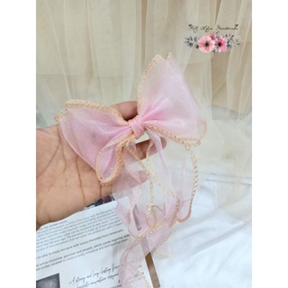 KẸP TÓC NƠ VOAN DÀI tết tóc