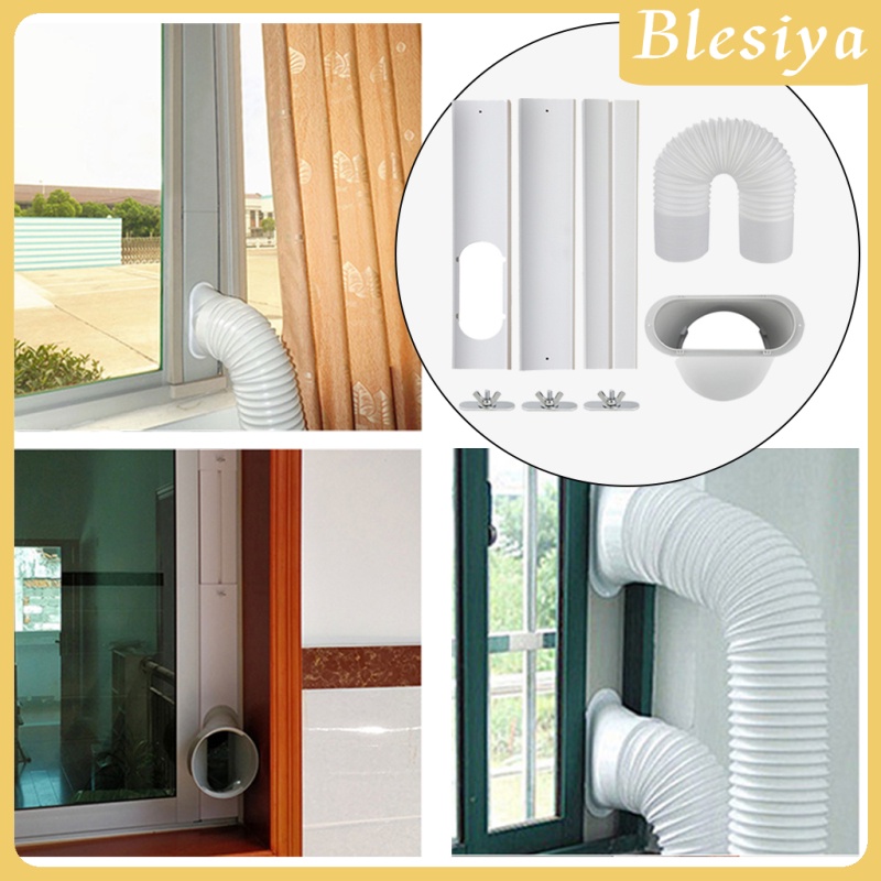 [BLESIYA] AC Vent Slide Kit Window Seal Plate Kit for Mobile Air Conditioner Unit Door