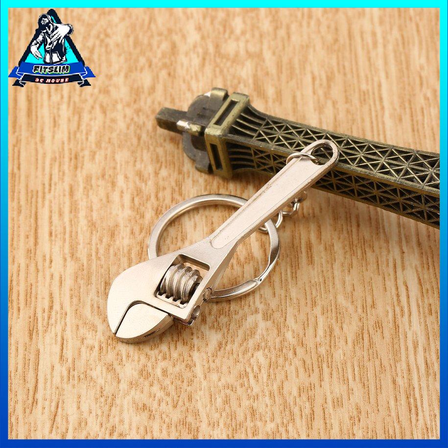 Công cụ sáng tạo có thể điều chỉnh bằng kim loại nhỏ Cờ lê chìa khóa Vòng đeo chìa khóa [8/14]