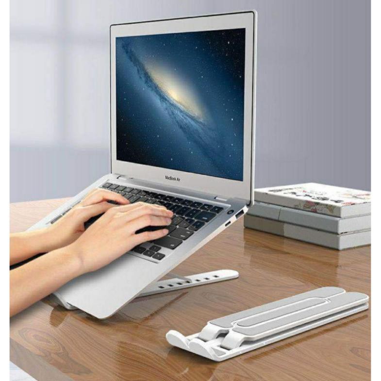 [HÀNG SIÊU CẤP] Giá đỡ laptop - Kệ đỡ laptop - tản nhiệt laptop, điều chỉnh độ cao, gập gọn lại được | BigBuy360 - bigbuy360.vn