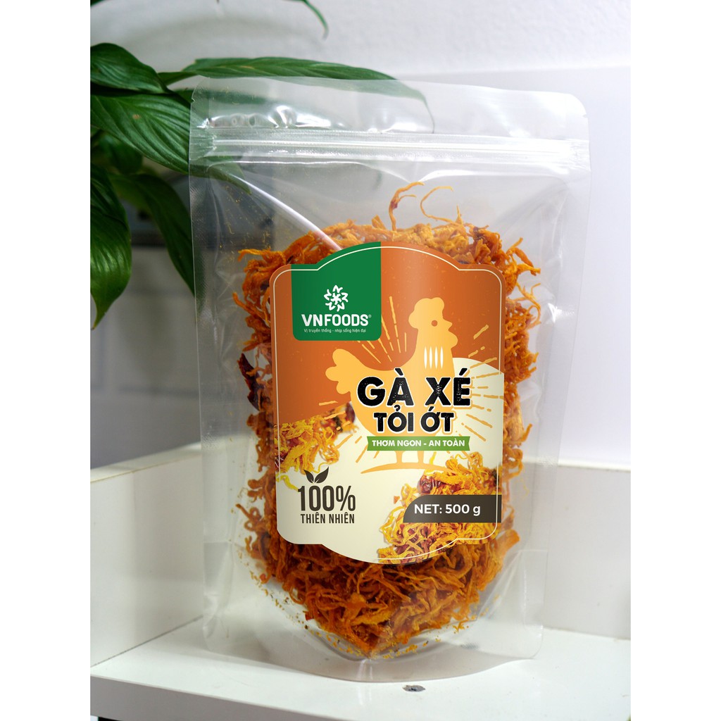 [Ảnh thật] Gà xé vị tỏi ớt VN-FOODS | BigBuy360 - bigbuy360.vn
