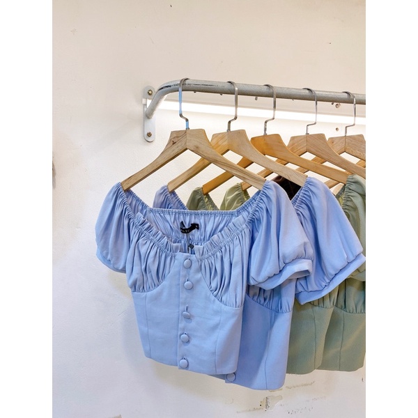 Áo Crotop tay ngắn / Bẹt vai